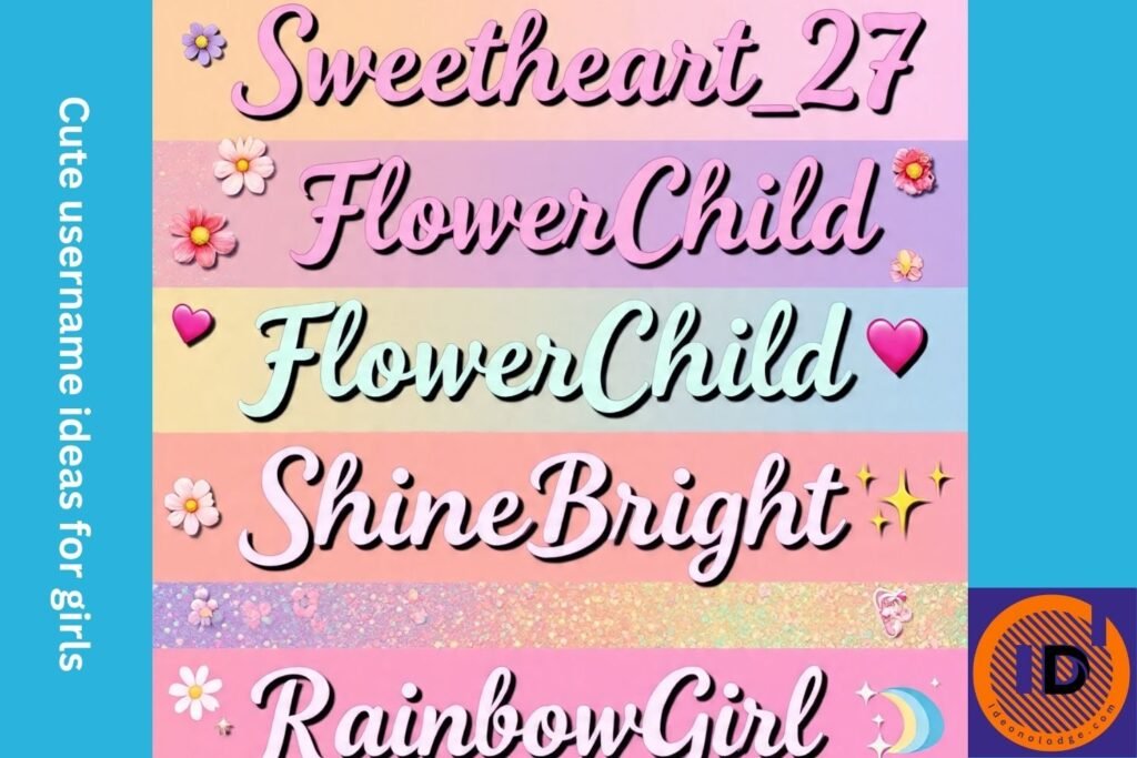 Cute username ideas for girls