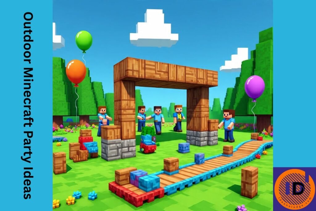 Outdoor Minecraft Party Ideas