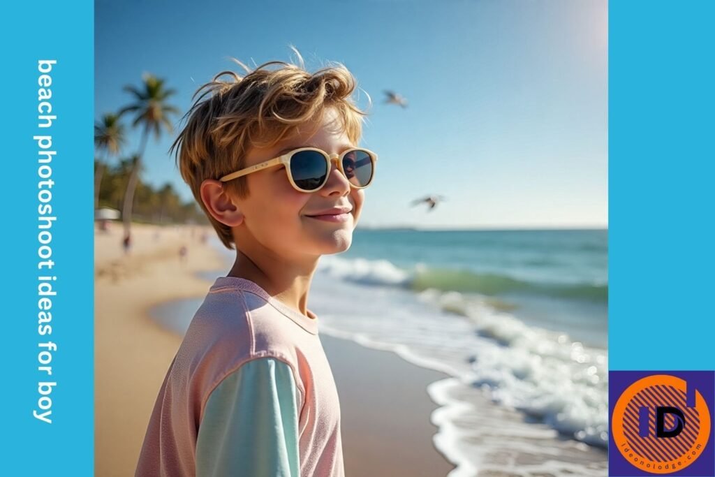 beach photoshoot ideas for boy