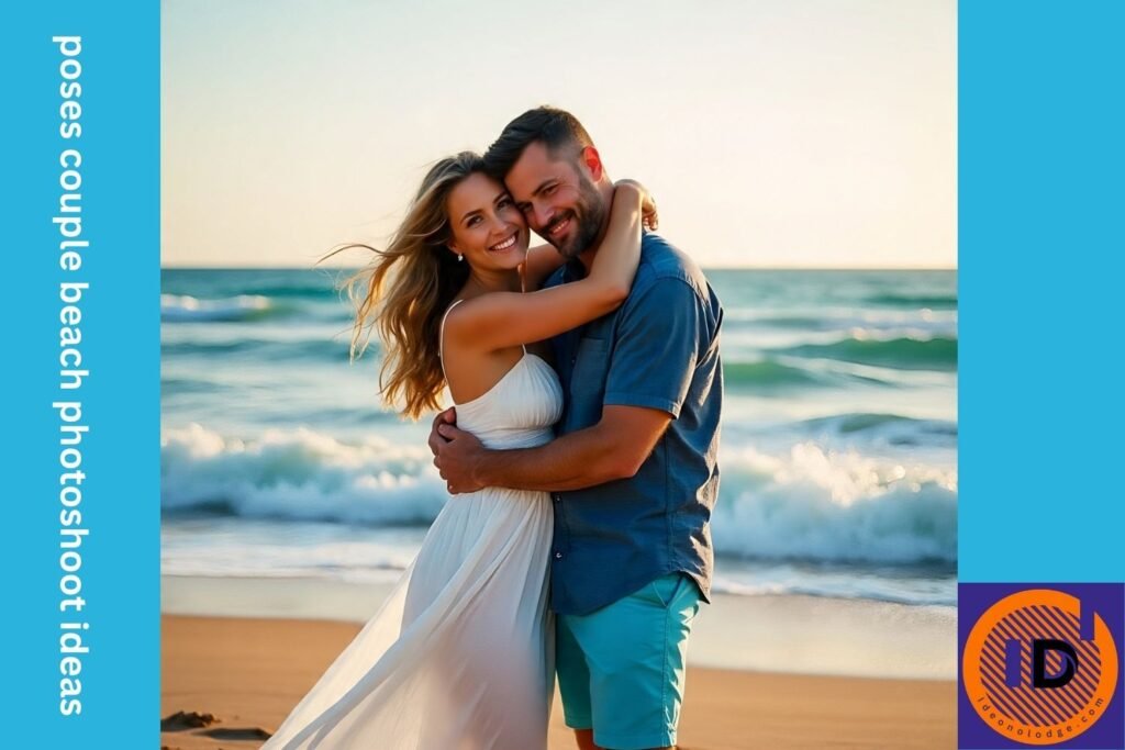 poses couple beach photoshoot ideas