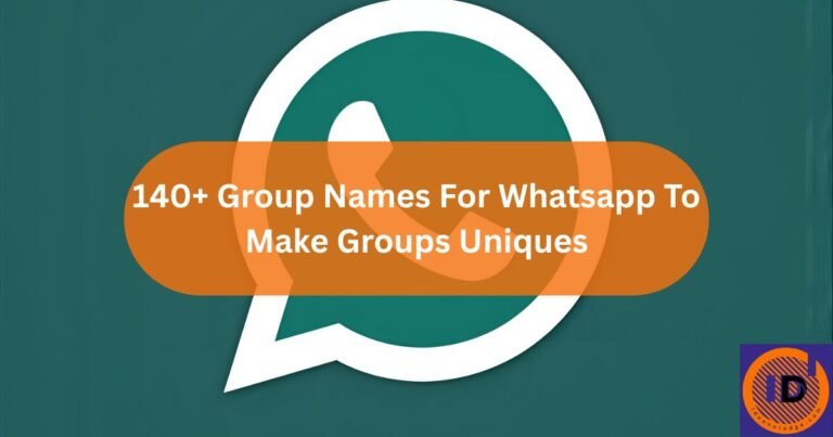 Group Names For Whatsapp