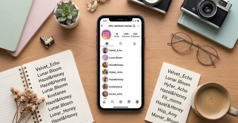 Aesthetic Names For Instagram 