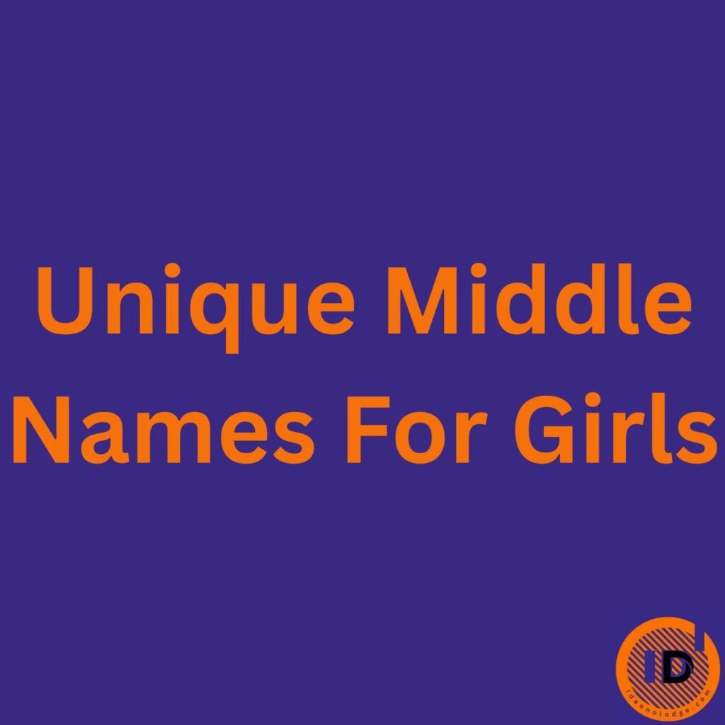 unique middle names for girls
