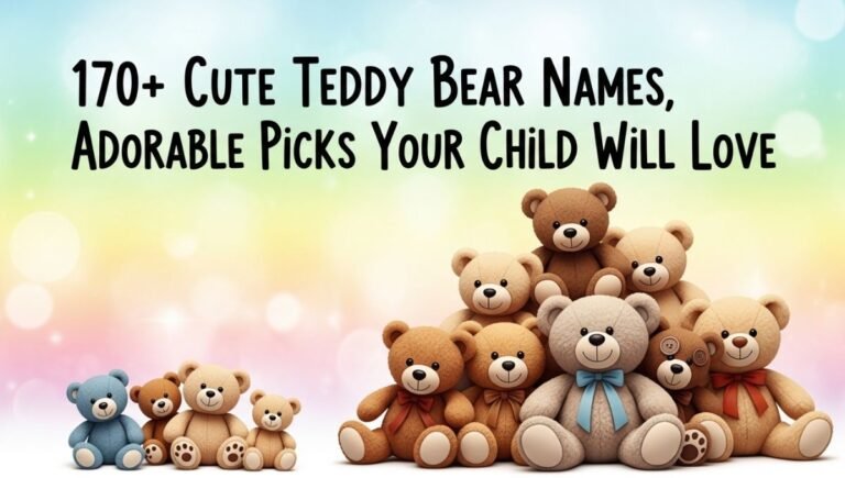 Teddy Bear Names