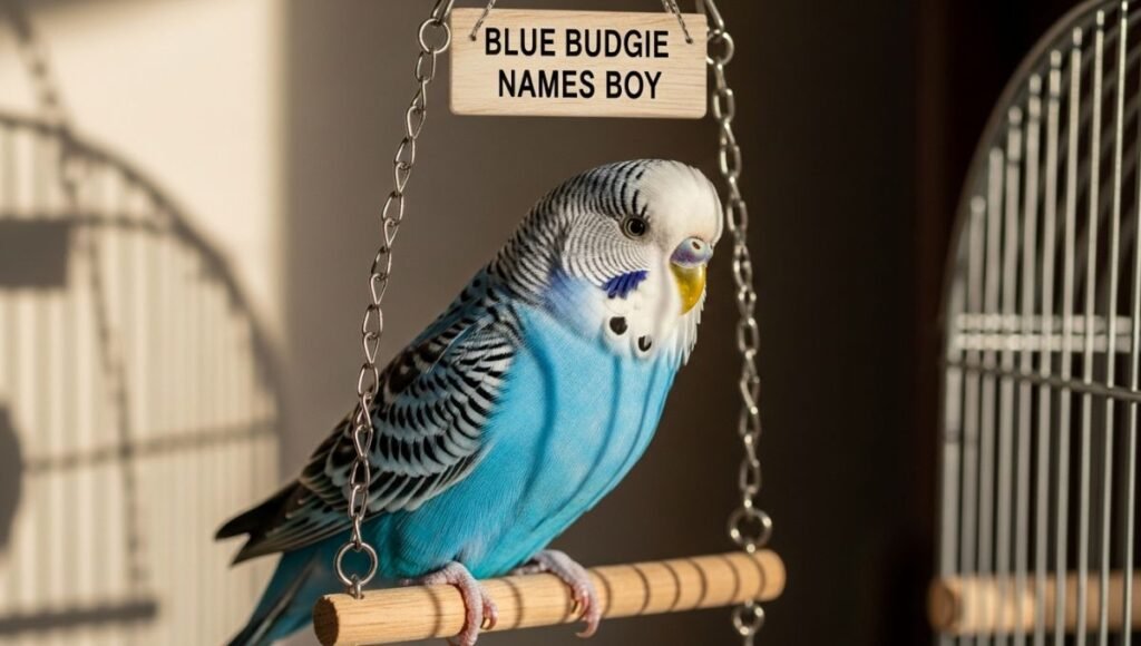 Blue Budgie Names Boy
