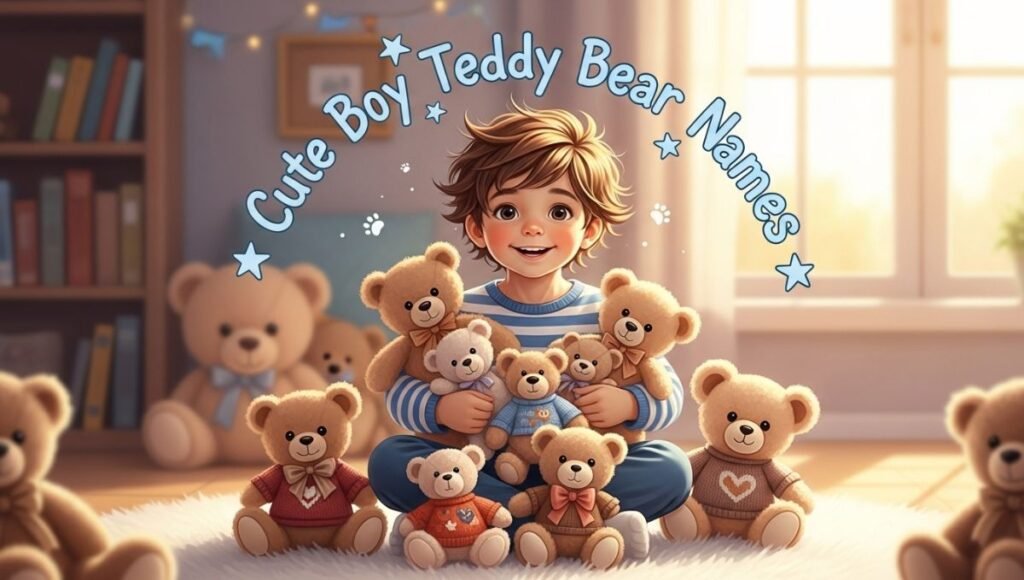 Cute Boy Teddy Bear Names