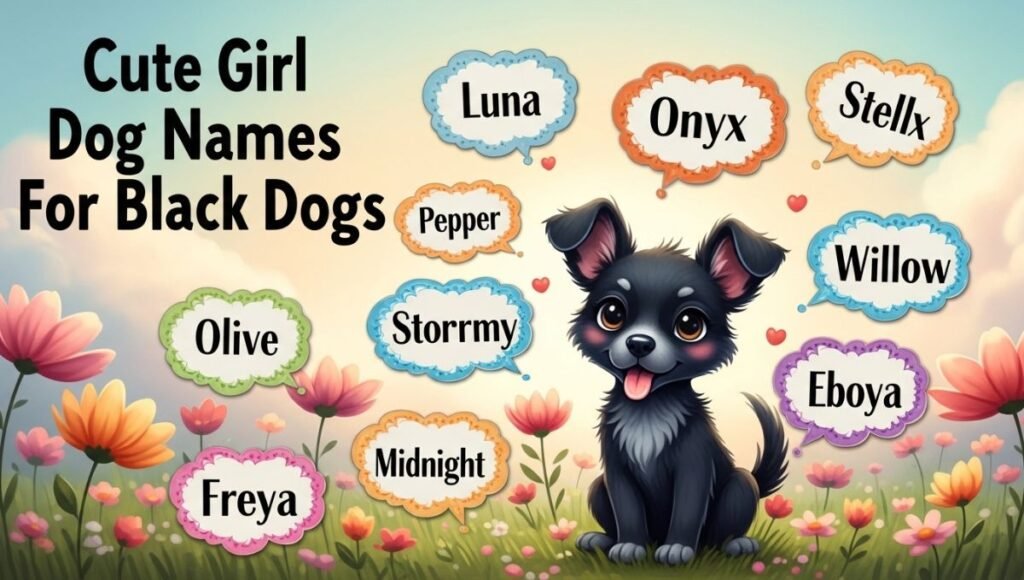 Cute Girl Dog Names For Black Dogs