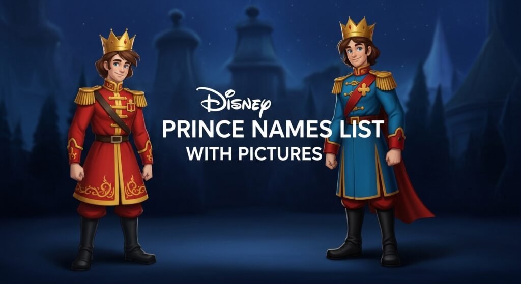 Disney Prince Names List With Pictures