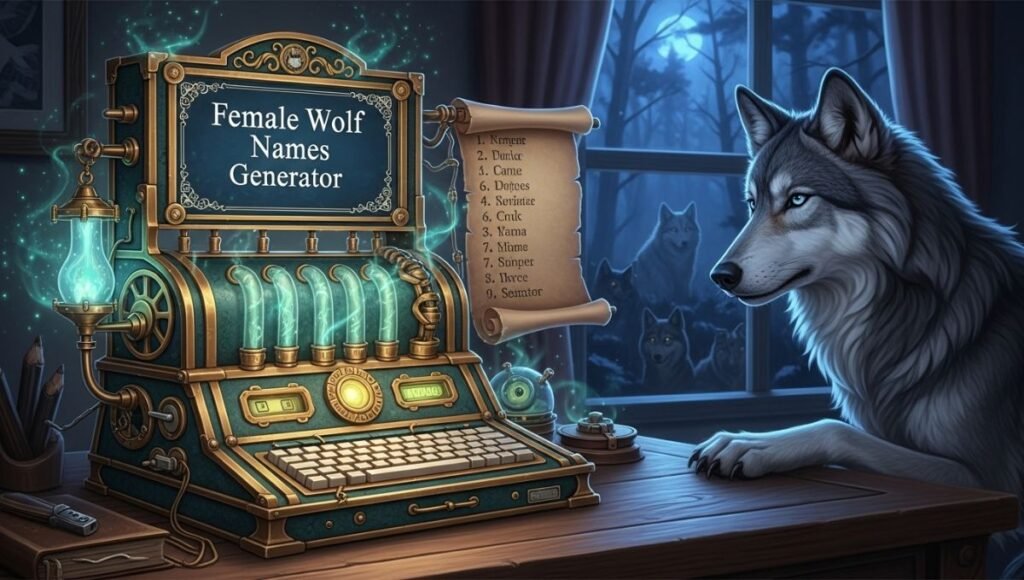 Female Wolf Names Generator