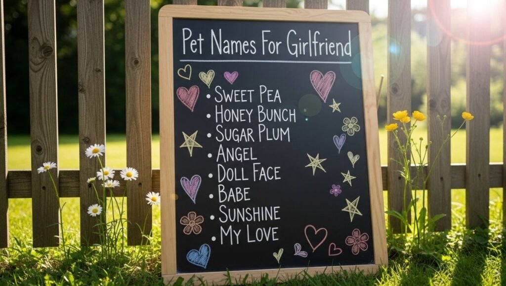 Pet Names For Girlfriend