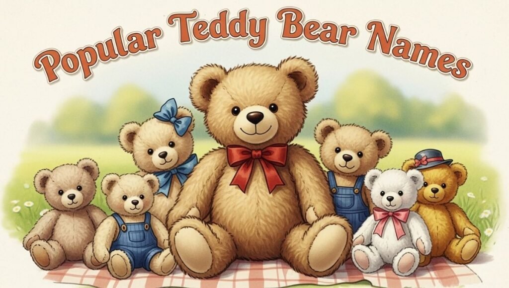 Popular Teddy Bear Names