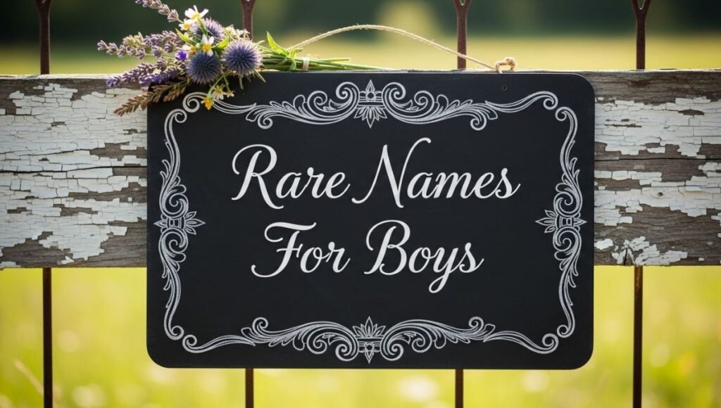 Rare Names For Boys