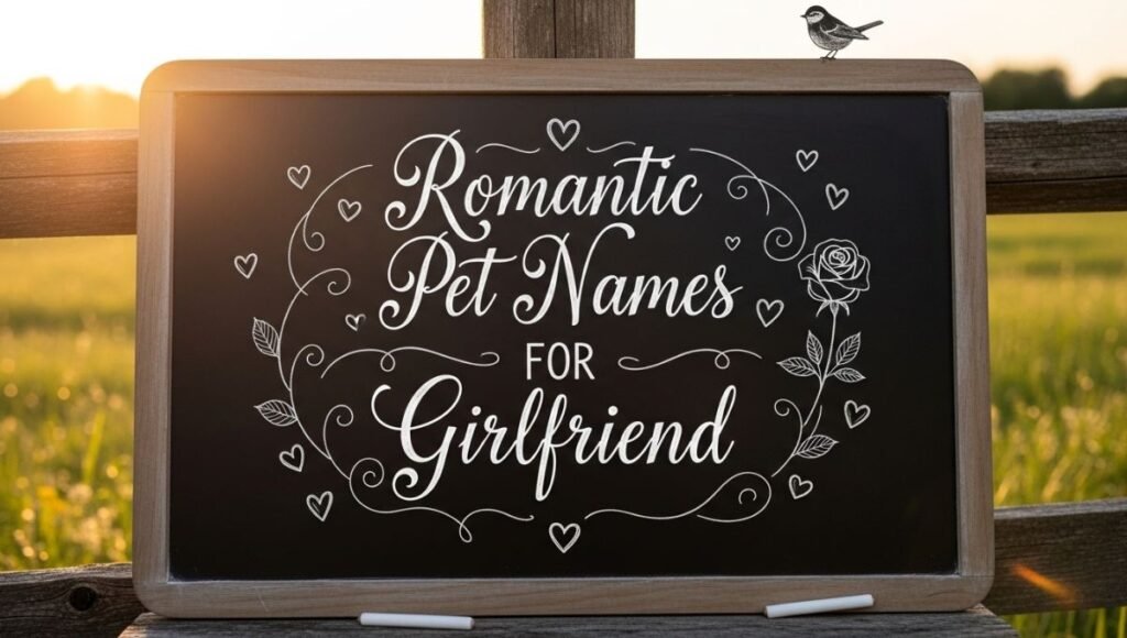 Romantic Pet Names For Girlfriend