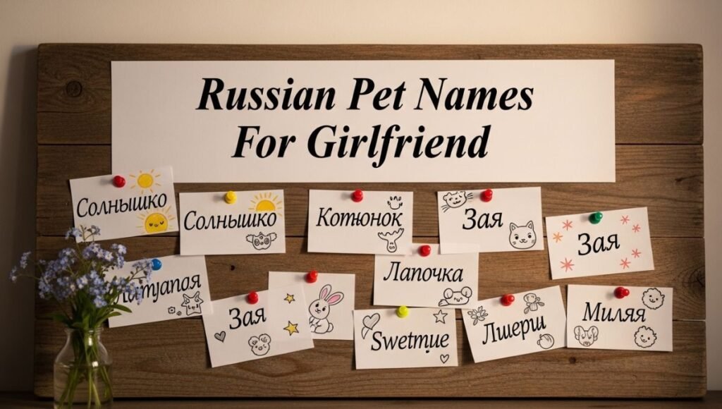 Russian Pet Names For Girlfriend