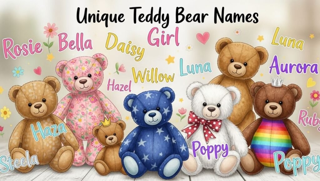 Unique Teddy Bear Names Girl