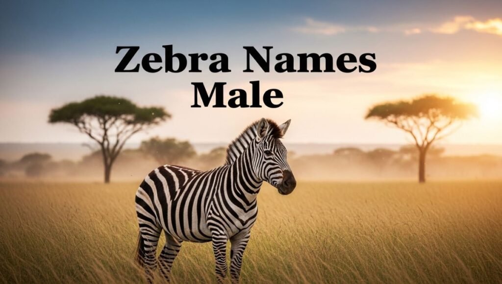 Zebra Names Male