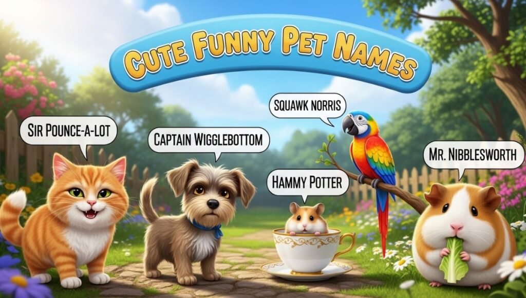 cute funny pet names