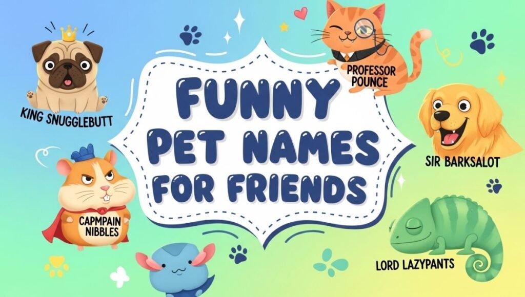funny pet names for friends