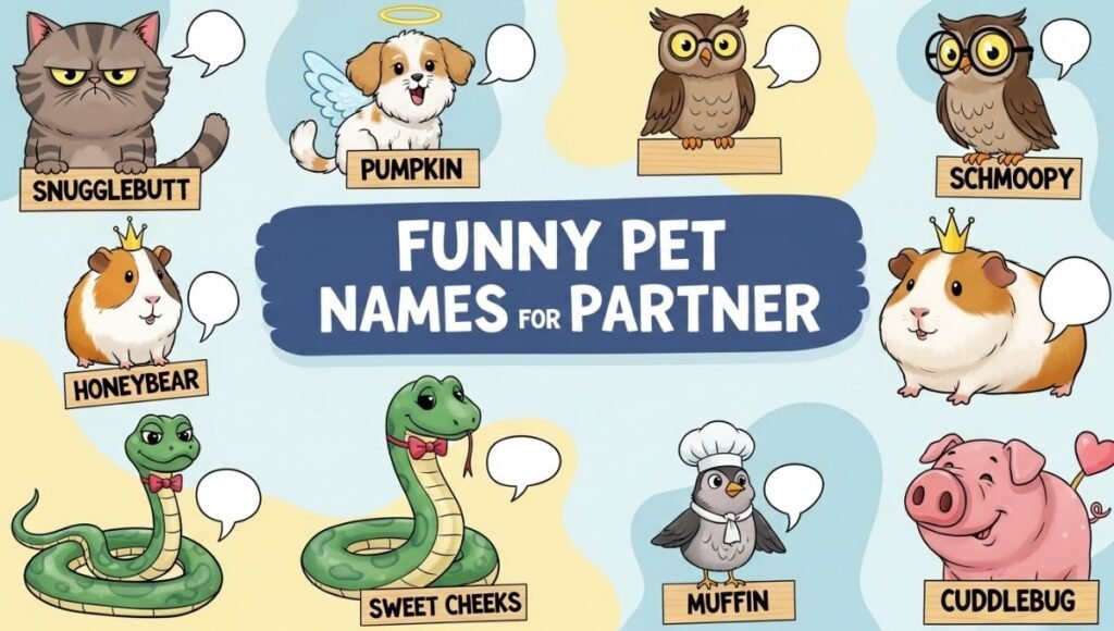 funny pet names for partner
