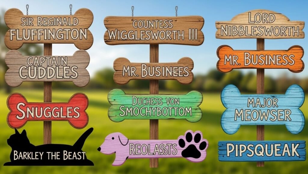 funny pet names for pets