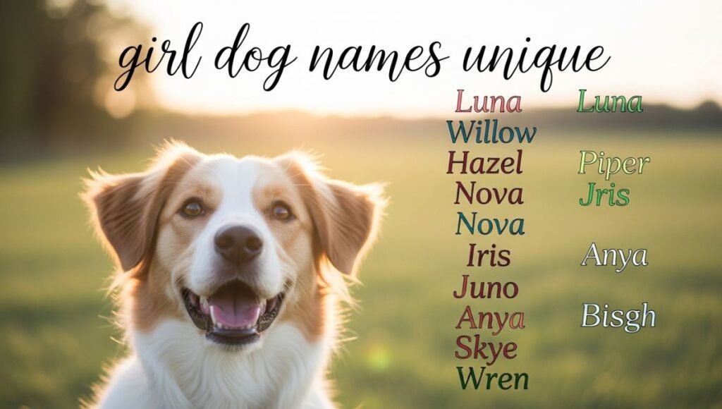girl dog names unique