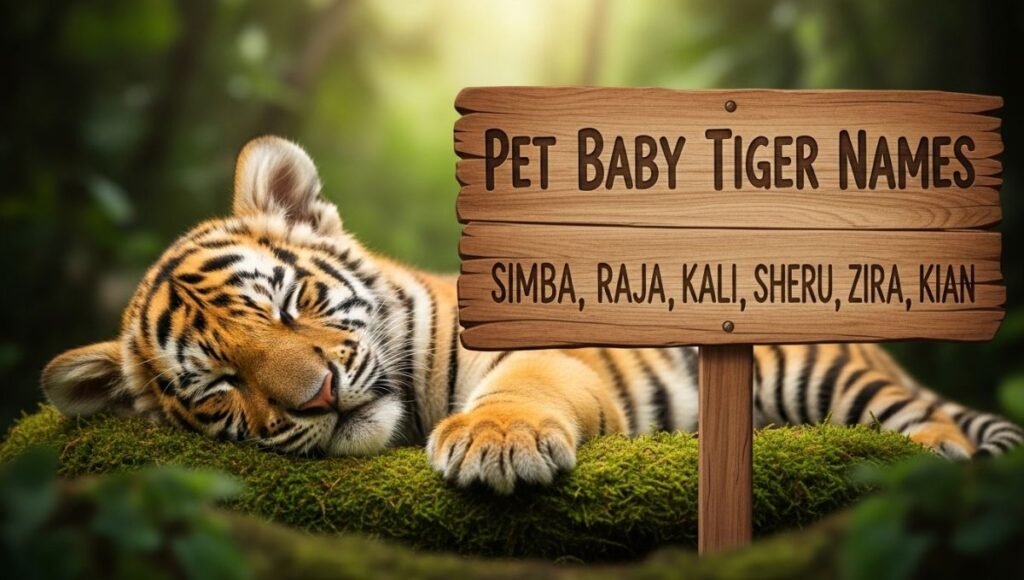 pet baby tiger names