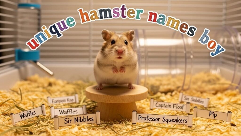 unique hamster names boy