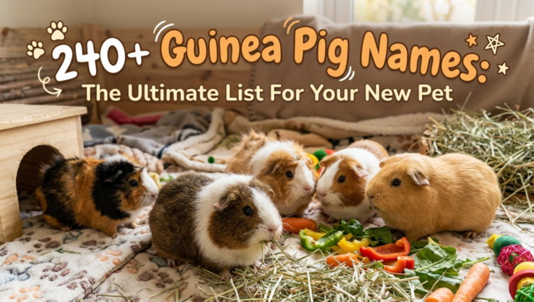 240+ Guinea Pig Names: The Ultimate List For Your New Pet