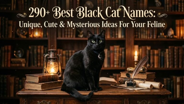 290+ Best Black Cat Names: Unique, Cute & Mysterious Ideas For Your Feline