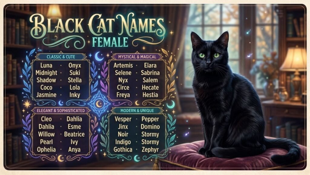 Black Cat Names Female