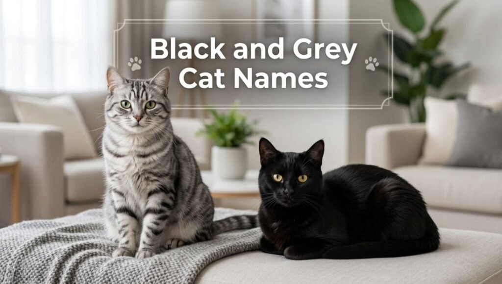 Black and Grey Cat Names
