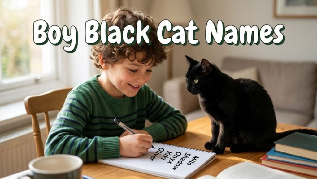 Boy Black Cat Names