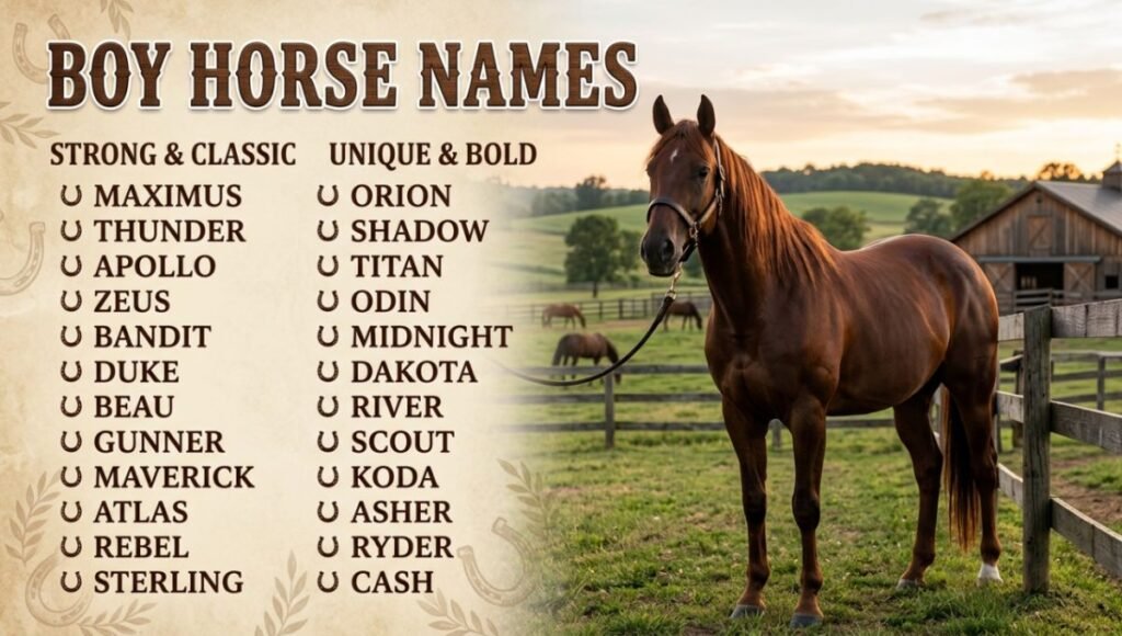 Boy Horse Names