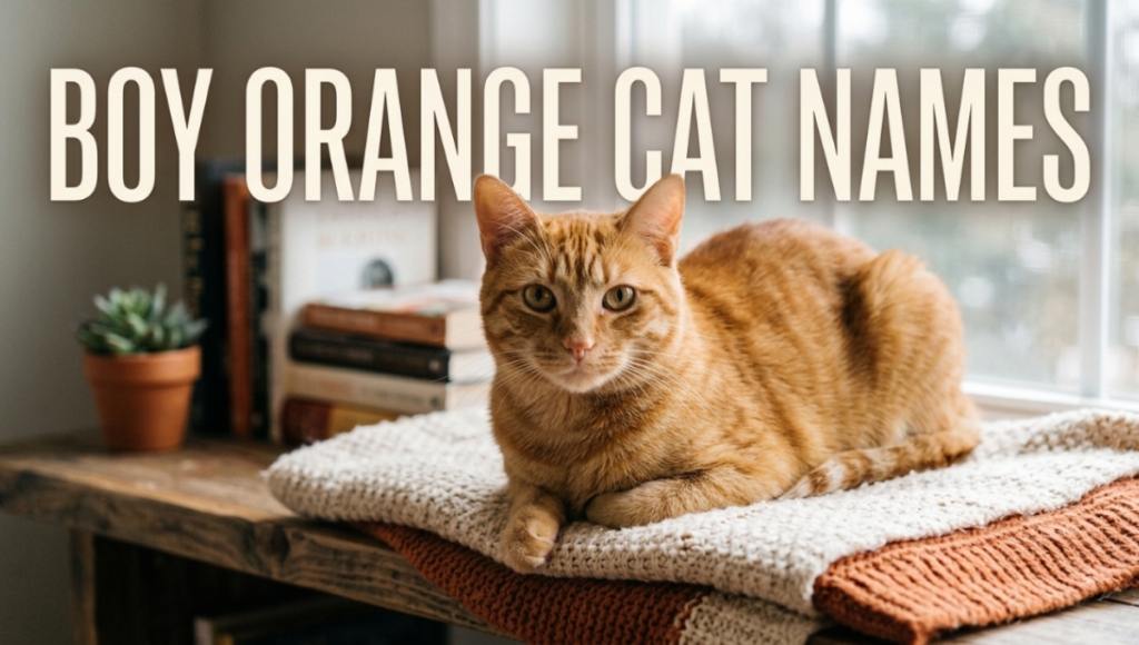Boy Orange Cat Names