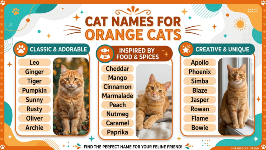 Cat Names For Orange Cats