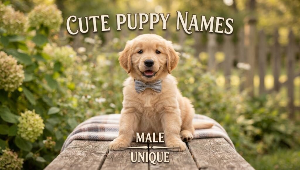 Cute Puppy Names Male Unique