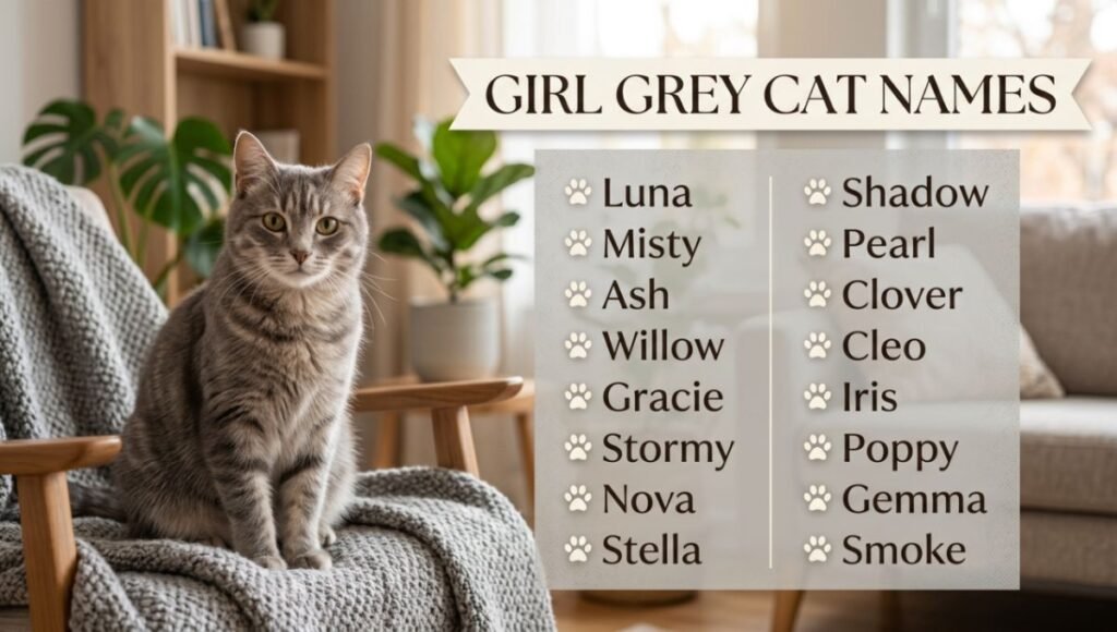 Girl Grey Cat Names