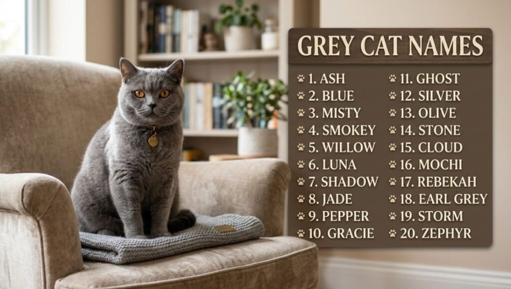 Grey Cat Names