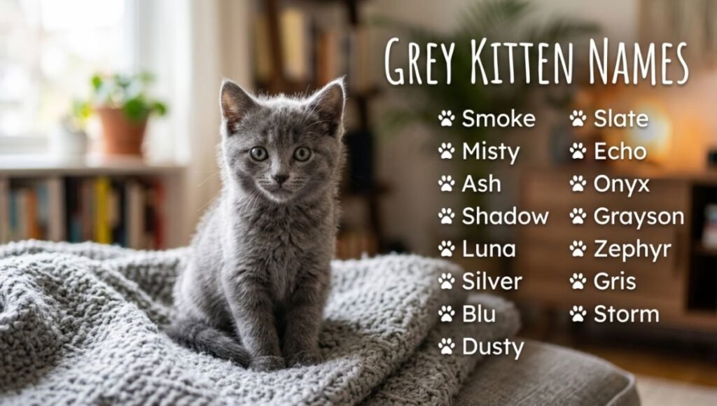 Grey Kitten Names