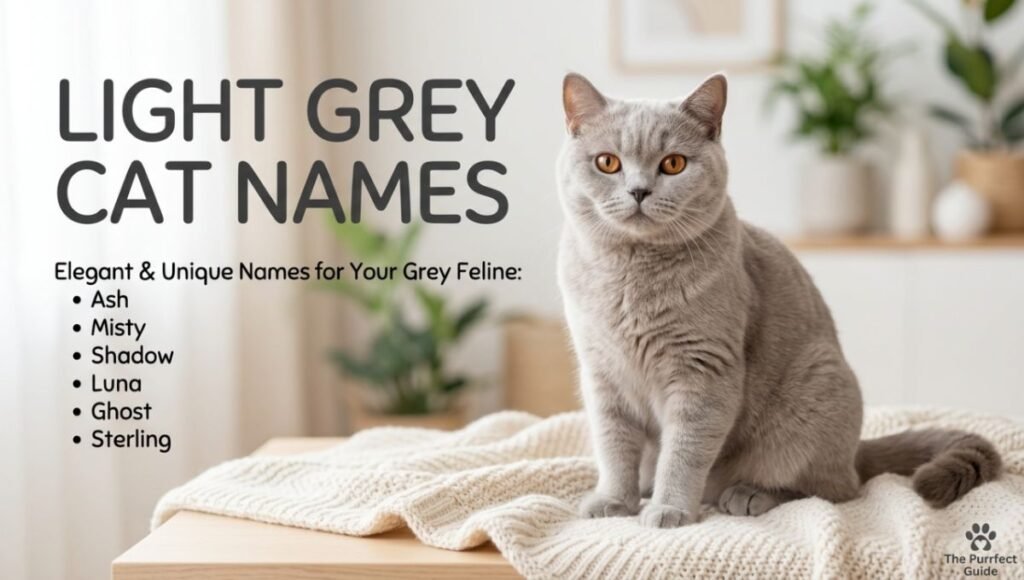 Light Grey Cat Names