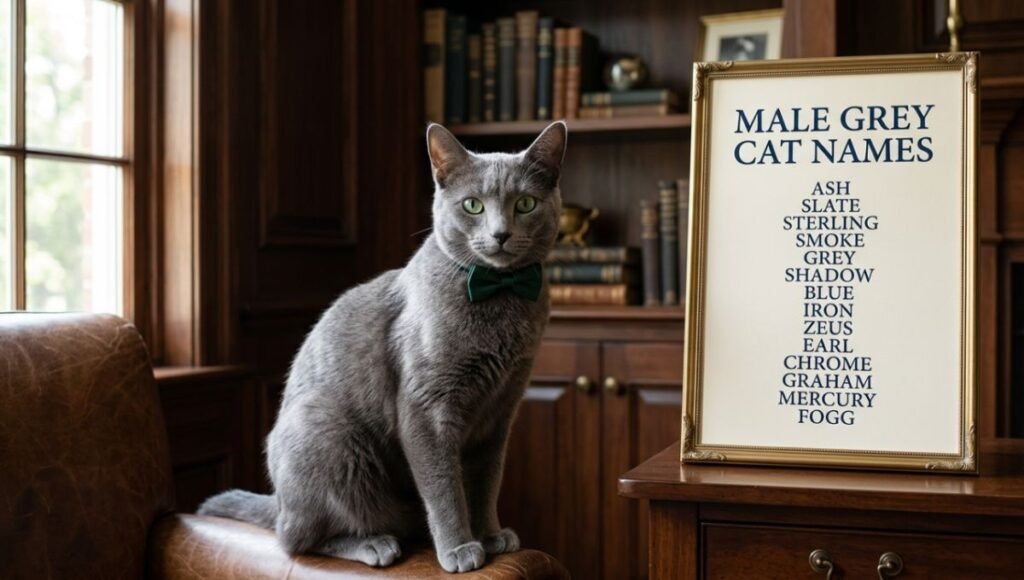 Male Grey Cat Names