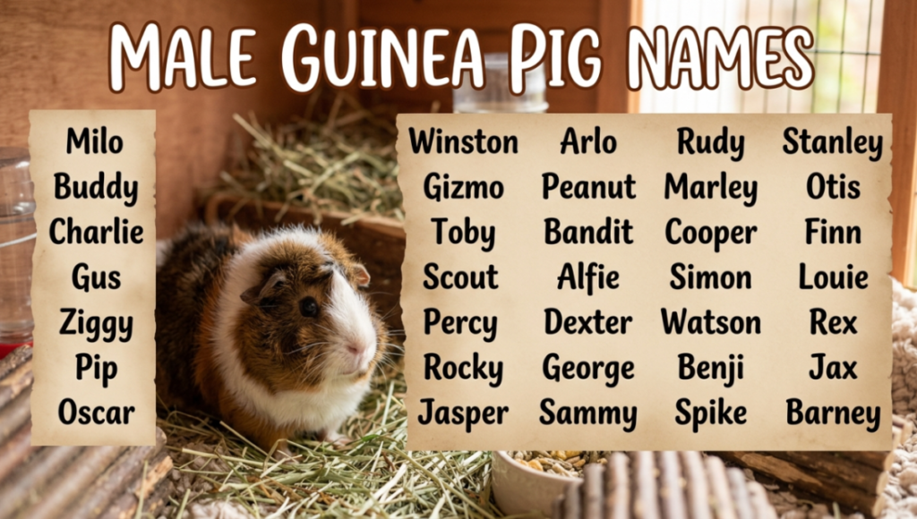 Male Guinea Pig Names