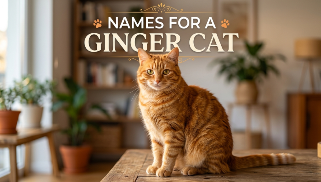 Names For A Ginger Cat