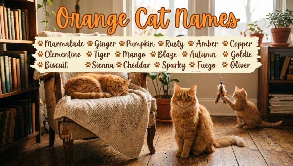 Orange Cat Names
