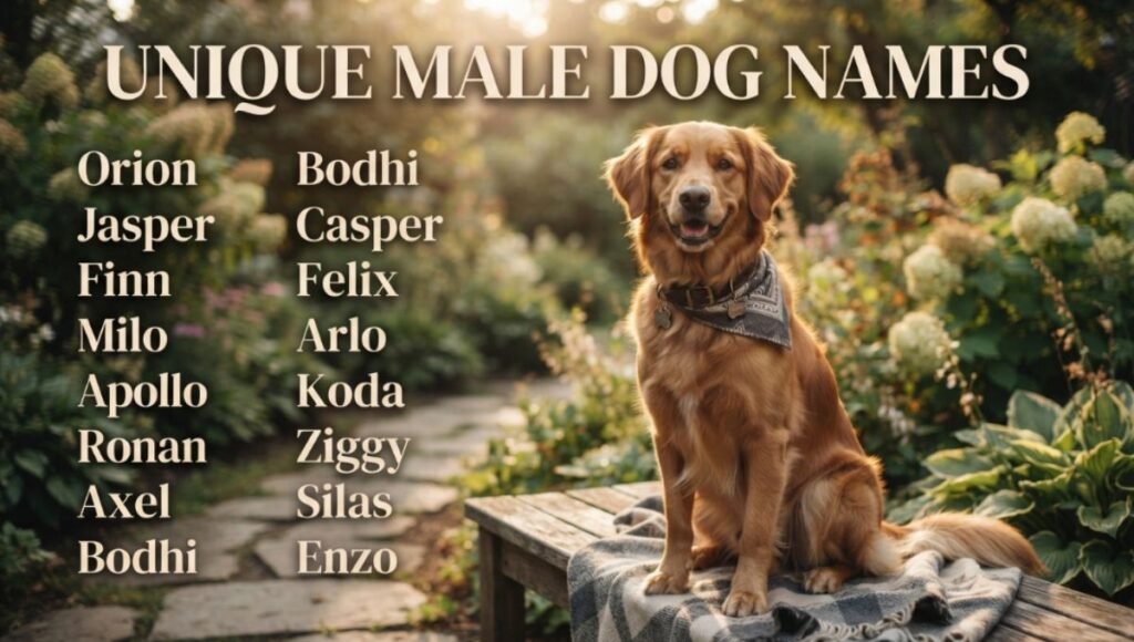 Unique Male Dog Names