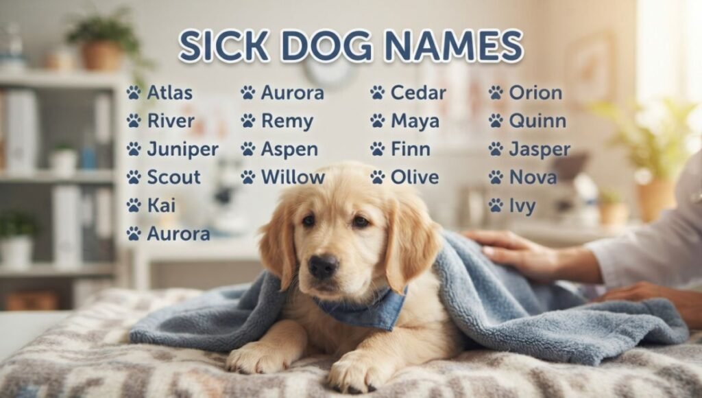 sick dog names